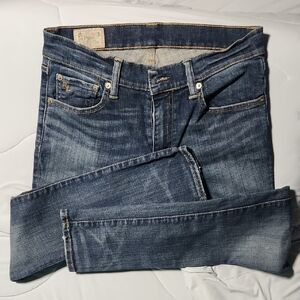 Polo Ralph Lauren Thompkins Skinny Jeans in Faded Blue.  Excellent Condition.